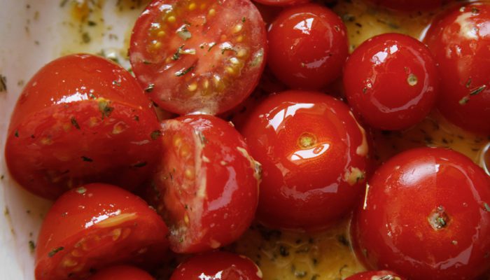 Рецепт галеты с томатами и мягким творогом