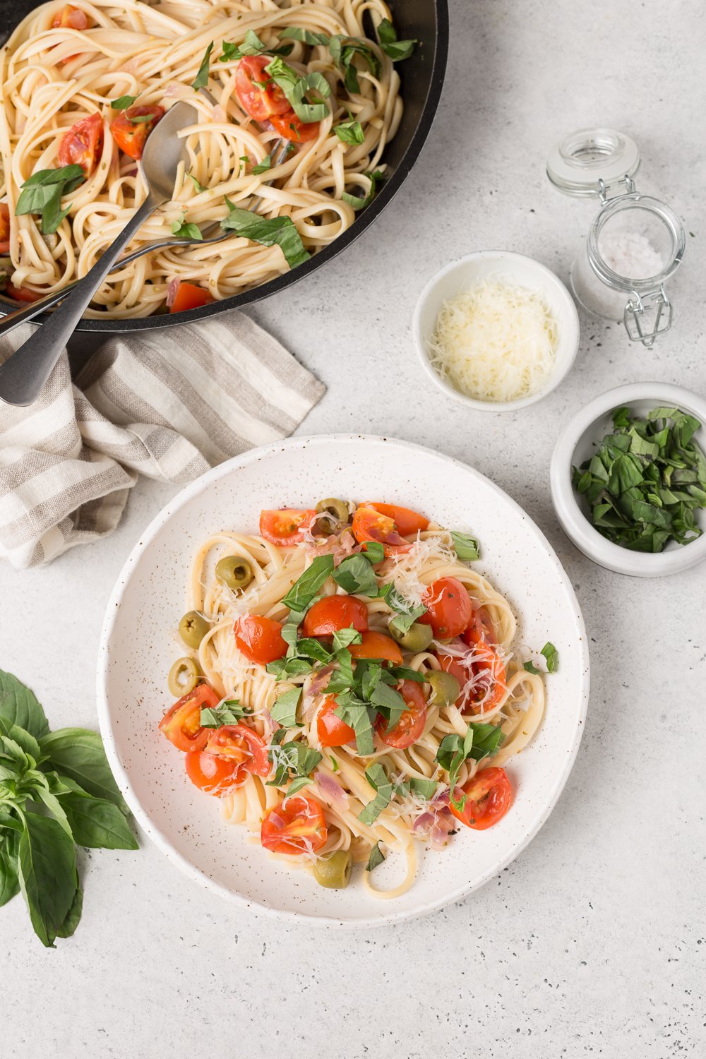 One-pot паста с овощами