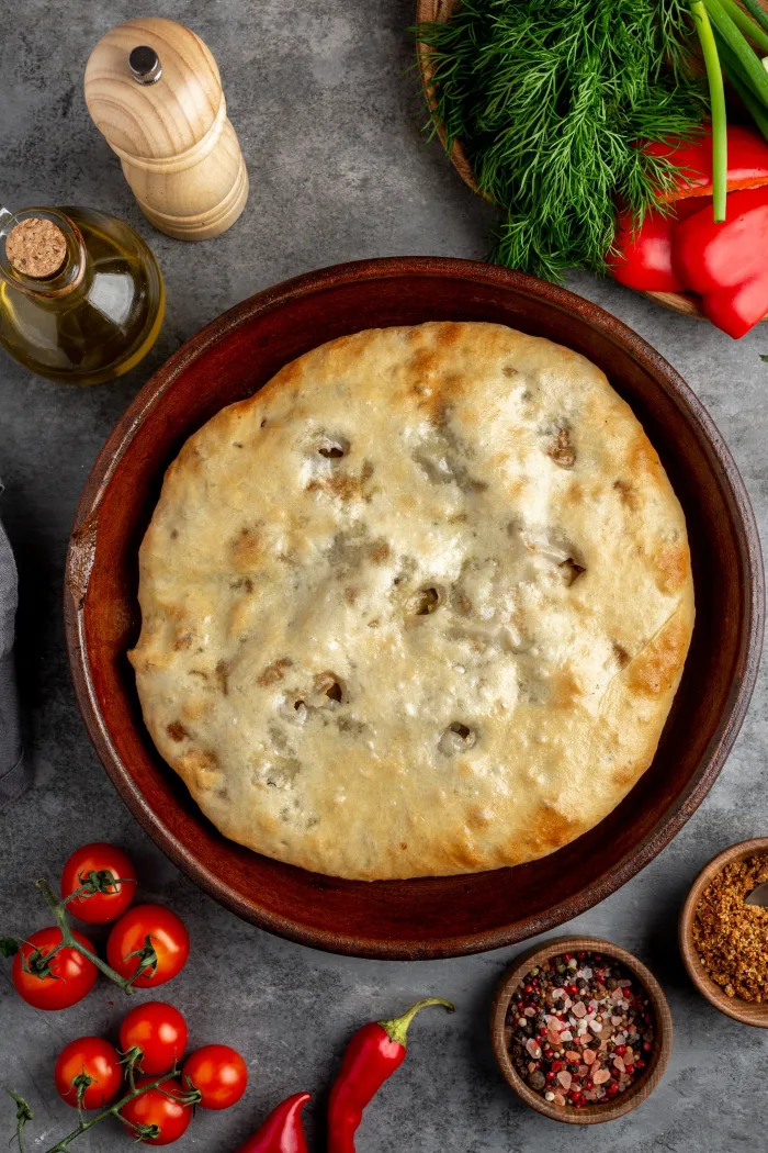 Мясной пирог кубдари