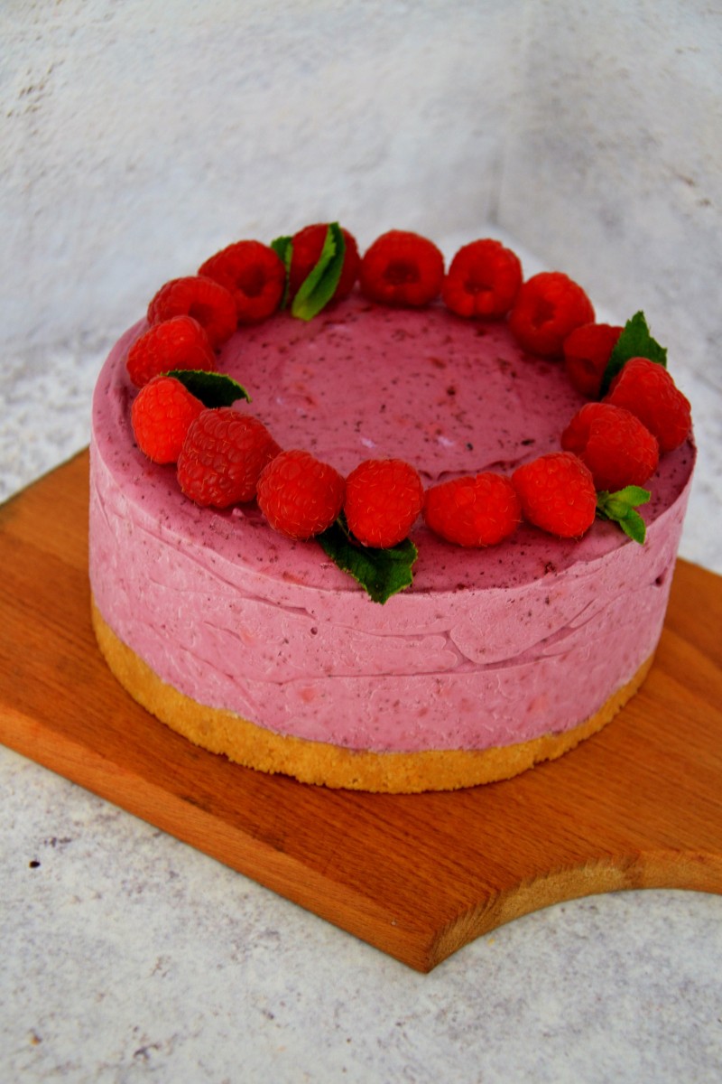 Ягодный чизкейк-мороженое, другой ракурс